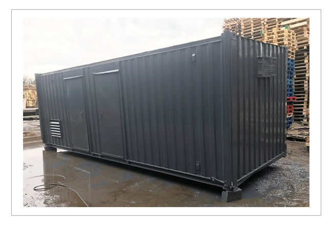 24ft by 10ft used anti vandal welfare unit in grey