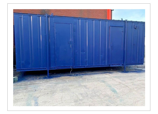 24ft by 9ft anti vandal double office container