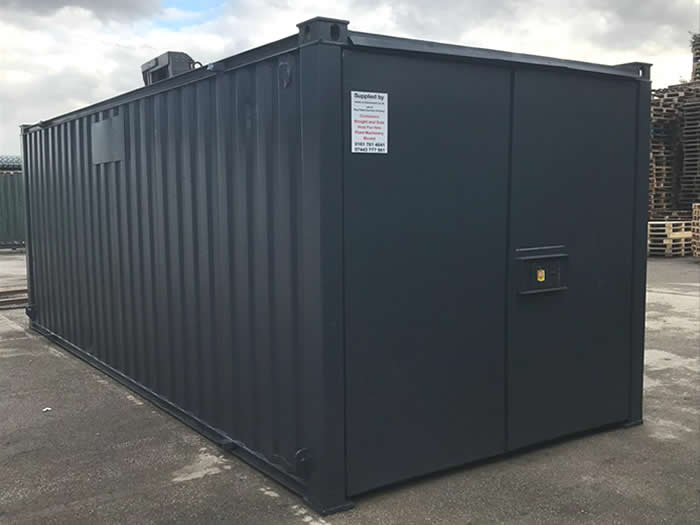 grey storage container